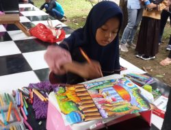 Gelar Lomba Mewarnai, Semarang Zoo Ajak Anak Peduli Kelestarian Lingkungan